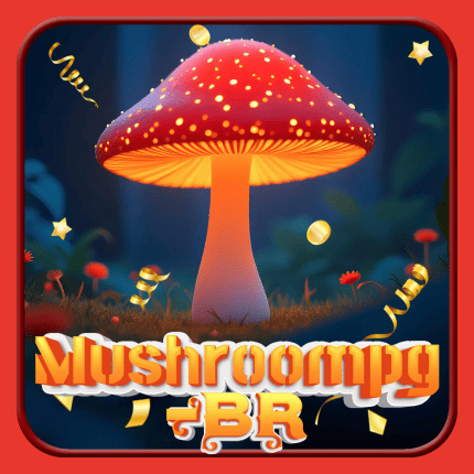 Imagem promocional da MUSHROOMPG mostrando a plataforma e suas vantagens